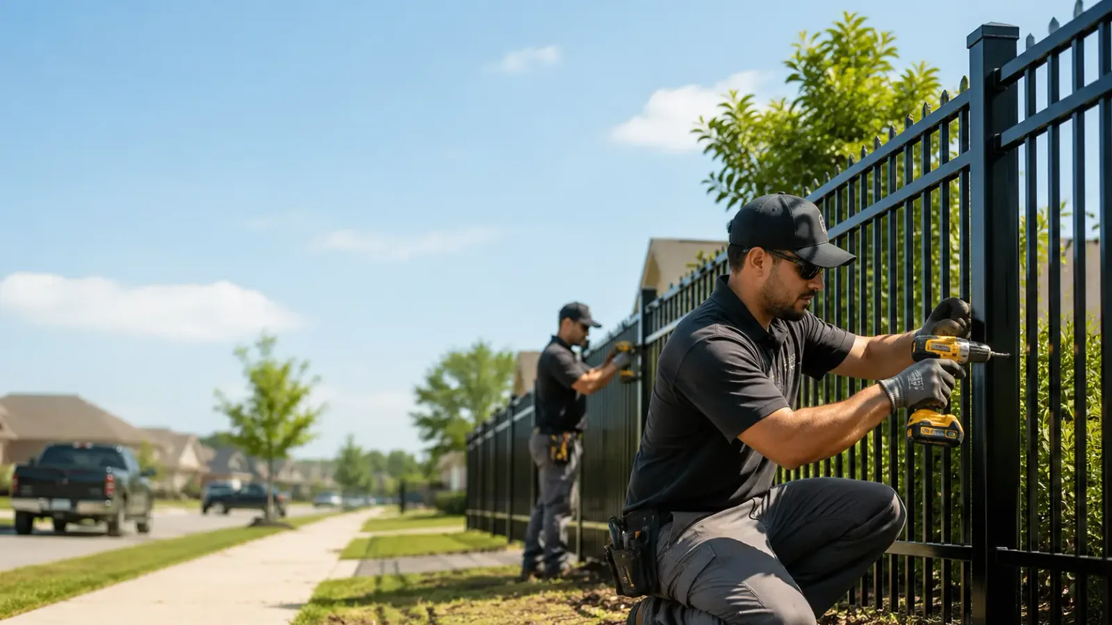 Metal Fence Installation in Mesa, WA